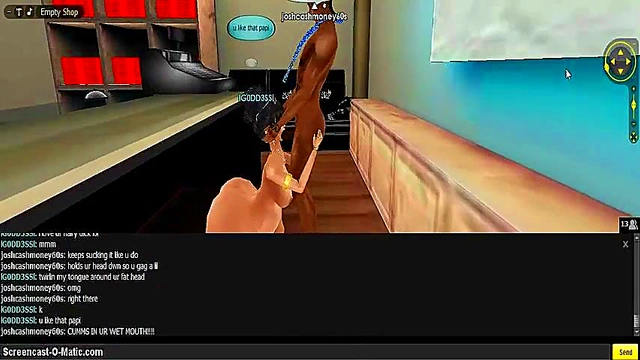 3D Hentai Game Animation – IMVU Couple Enjoy Intense Porn Session