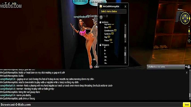 3D Cartoon Anime Chick Rides Dick Hard In Game Animation Adventure