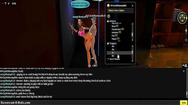 3D Cartoon Anime Chick Rides Dick Hard In Game Animation Adventure