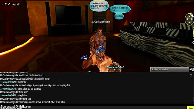 3D Cartoon Couple Gets Animated For Hot IMVU Game Session