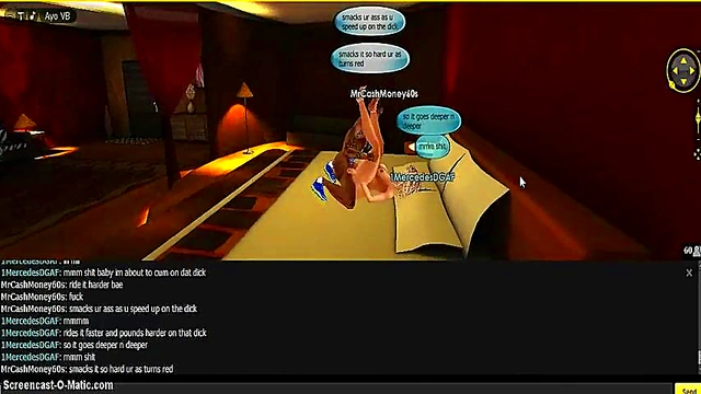 3D Cartoon Couple Gets Animated For Hot IMVU Game Session