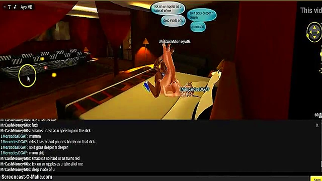 3D Cartoon Couple Gets Animated For Hot IMVU Game Session