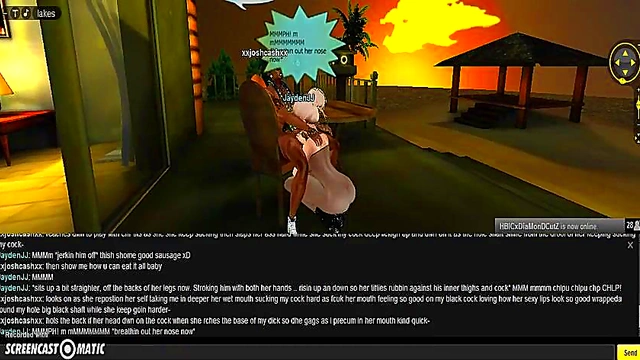 3D Anime Beach Babes Get Wild in IMVU Porn Game Adventure