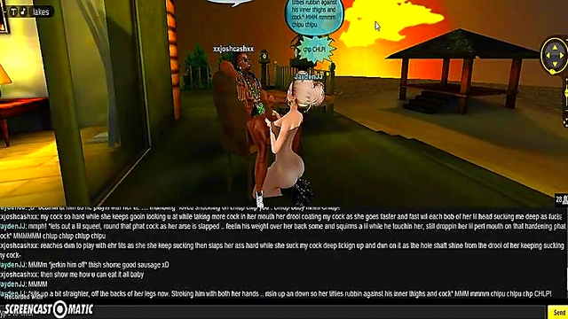 3D Anime Beach Babes Get Wild in IMVU Porn Game Adventure
