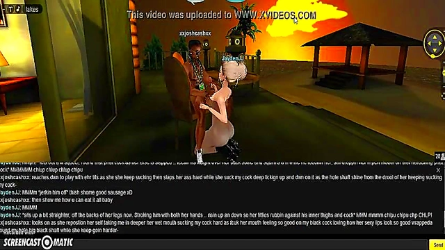3D Anime Beach Babes Get Wild in IMVU Porn Game Adventure