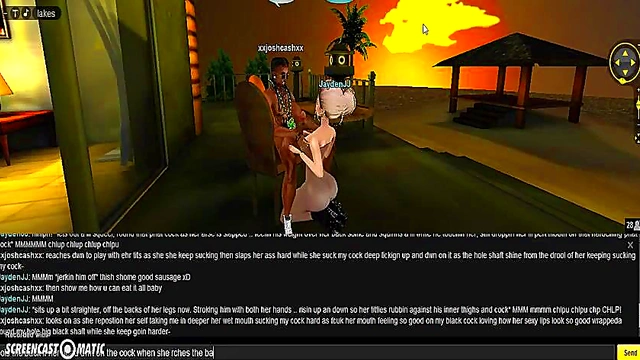 3D Anime Beach Babes Get Wild in IMVU Porn Game Adventure