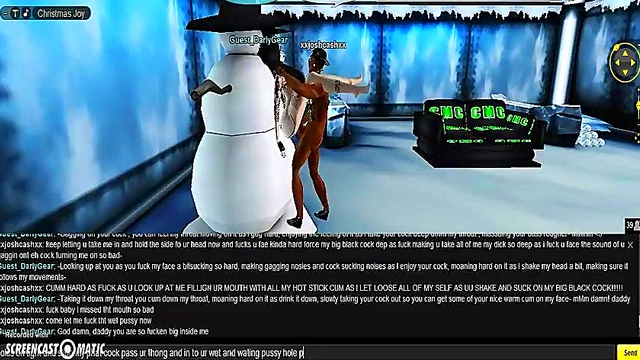 Darly X-Mas – 3D Anime Couple Enjoy Steamy Holiday Porn Adventure