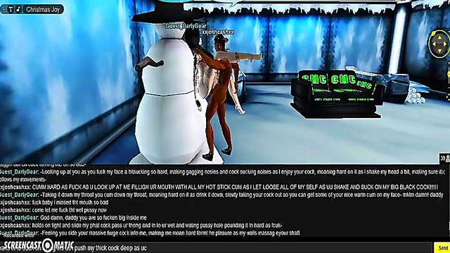 Darly X-Mas – 3D Anime Couple Enjoy Steamy Holiday Porn Adventure