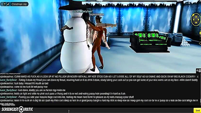 Darly X-Mas – 3D Anime Couple Enjoy Steamy Holiday Porn Adventure