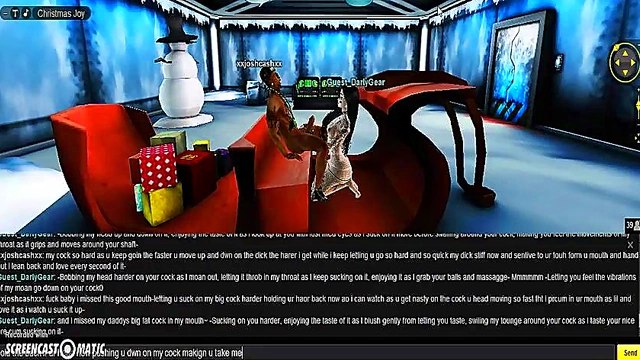 Darly X-Mas – 3D Anime Couple Enjoy Steamy Holiday Porn Adventure