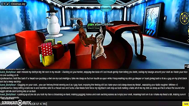 Darly X-Mas – 3D Anime Couple Enjoy Steamy Holiday Porn Adventure