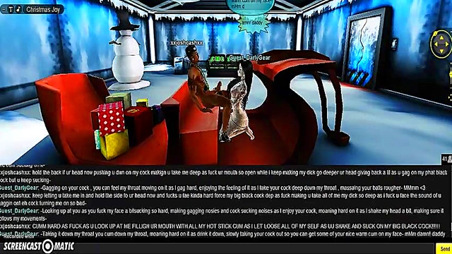 Darly X-Mas – 3D Anime Couple Enjoy Steamy Holiday Porn Adventure