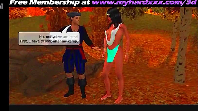 Horny 3D Anime Girl Rides Dick On Pirate Ship For Intense Orgasm