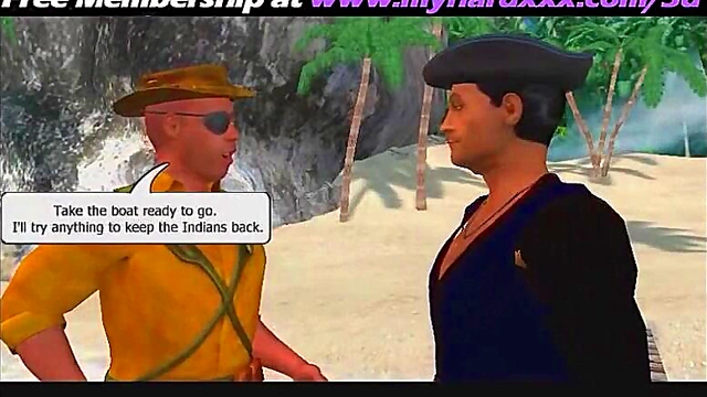 Horny 3D Anime Girl Rides Dick On Pirate Ship For Intense Orgasm