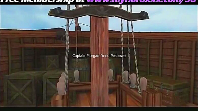 Horny 3D Anime Girl Rides Dick On Pirate Ship For Intense Orgasm