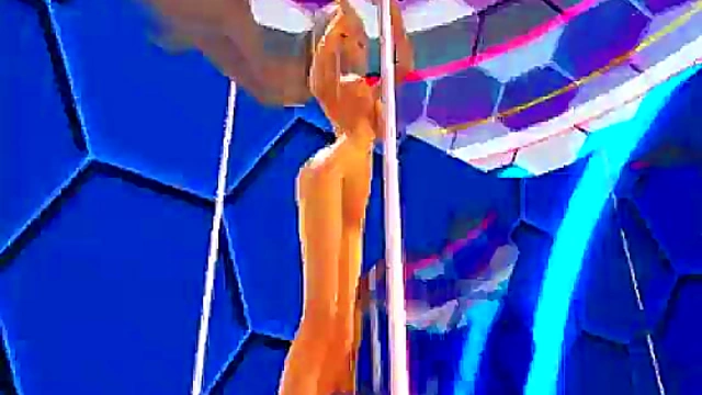 Hwayne Haku Shows Off Her Curves With A Sexy Anime Pole Dance
