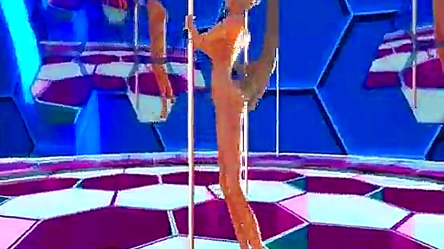 Hwayne Haku Shows Off Her Curves With A Sexy Anime Pole Dance
