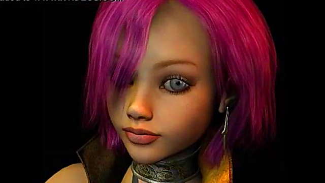 Virtual Big-Titted Anime Babe fucked Hard From Behind in 3D Fantasy