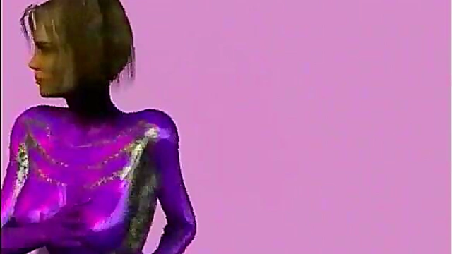 Virtual Big-Titted Anime Babe fucked Hard From Behind in 3D Fantasy