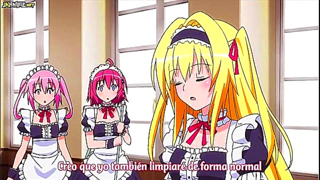 To Love-Ru Darkness Anime Couple Engage in Hot Ecchi Action