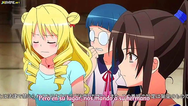 To Love-Ru Darkness Anime Couple Engage in Hot Ecchi Action