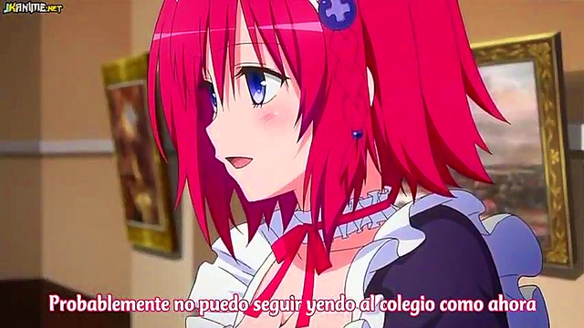 To Love-Ru Darkness Anime Couple Engage in Hot Ecchi Action