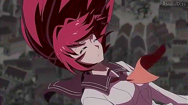 Shinmai Maou No Testament Burst – Anime Couple Engage in Hot Ecchi Action