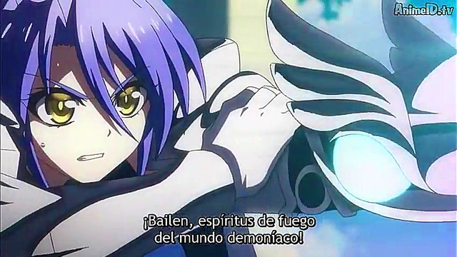 Shinmai Maou No Testament Burst – Anime Couple Engage in Hot Ecchi Action