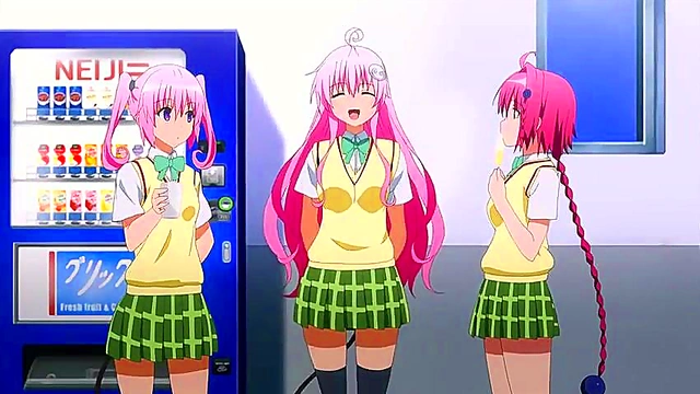 Hot Anime Chick Gets Wild in To Love-Ru Darkness Ecchi Scene