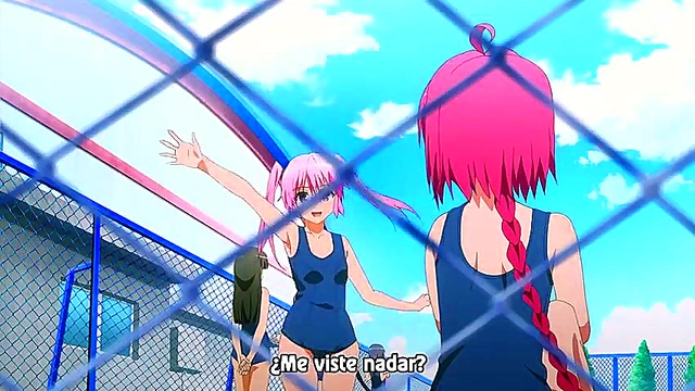 Hot Anime Chick Gets Wild in To Love-Ru Darkness Ecchi Scene