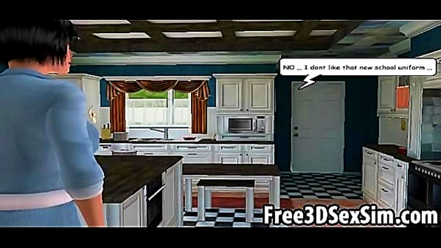 Two 3D Cartoon Babes Seduce Their Horny Boss In The Office For A Steamy Encounter