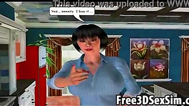 Two 3D Cartoon Babes Seduce Their Horny Boss In The Office For A Steamy Encounter