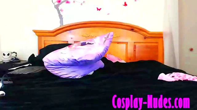 Kawaii Cosplay Girl Strips Down to Tease Her Petite Body for Hardcore Fun