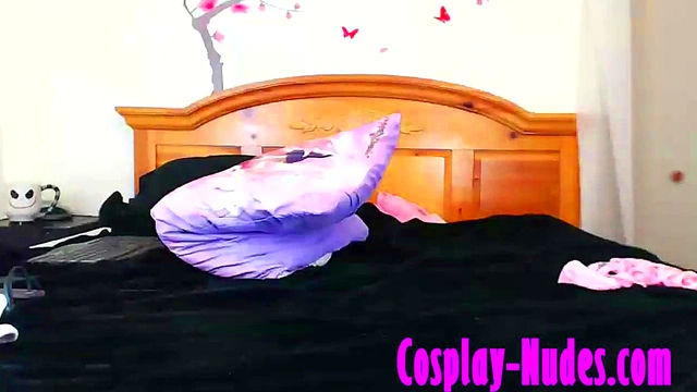 Kawaii Cosplay Girl Strips Down to Tease Her Petite Body for Hardcore Fun