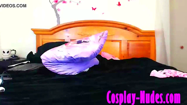 Kawaii Cosplay Girl Strips Down to Tease Her Petite Body for Hardcore Fun