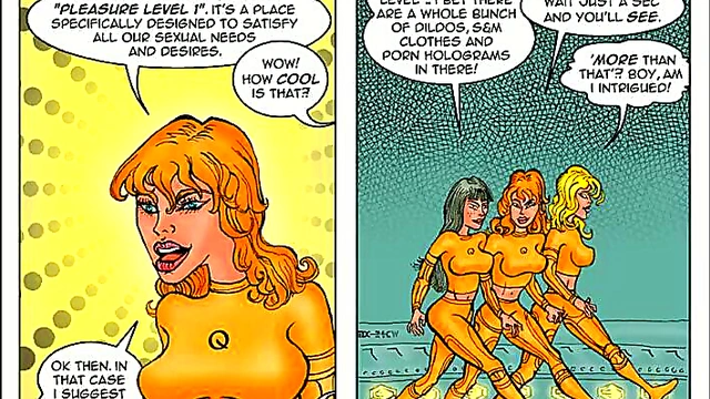 Lesbian Teens Enjoy Wild Manga Group Fun With Toys & Voyeur Action