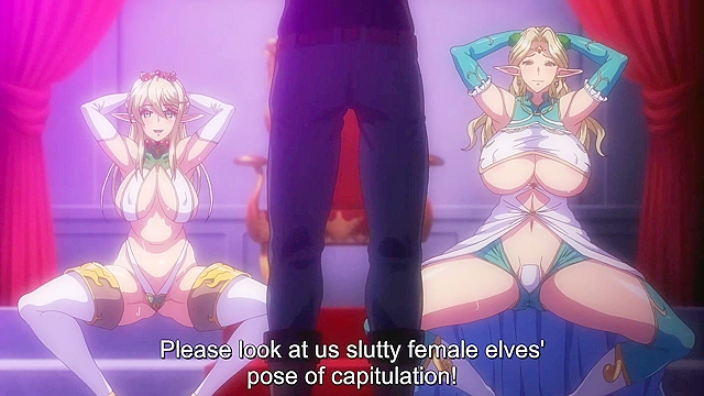 Busty Mom and Daughter Elf Hypnosis 2 - Busty hentai elf mom and daughter take facials and creampies