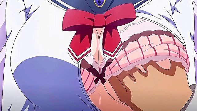 Household Subjugation 3 - Hentai brother fucks his busty anime sister on the train