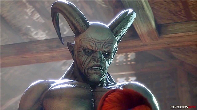 Kasumi, Lust for Sex - Demon with giant dick destroys Dead or Alive Kasumi's pussy and ass