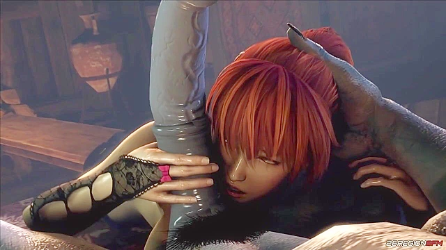 Kasumi, Lust for Sex - Demon with giant dick destroys Dead or Alive Kasumi's pussy and ass