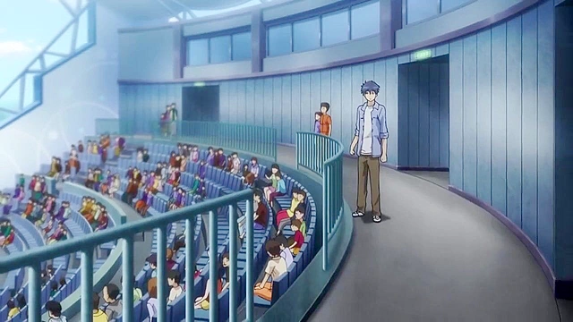 Hot anime bird babe loses her cell phone in her ass crack