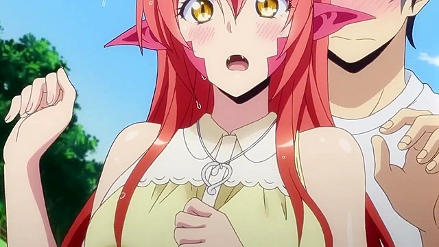 Hot anime bird babe loses her cell phone in her ass crack