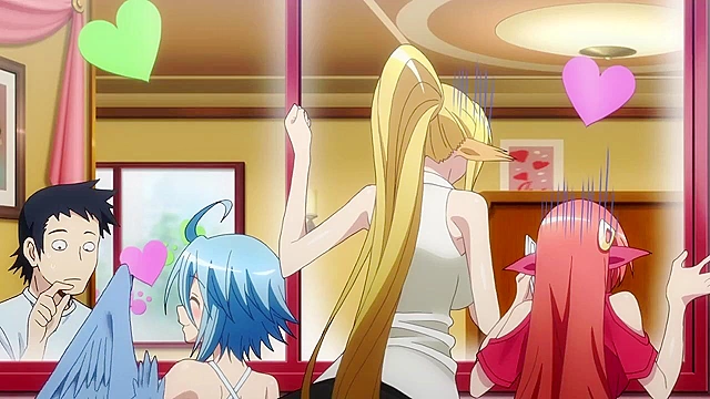 Hot anime bird babe loses her cell phone in her ass crack