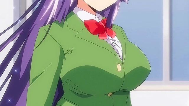 Chizuru-chan's Development Diary 5 - Busty hentai schoolgirl begs for teacher's cock