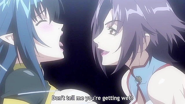 Busty elf is tied up, stuck with horny potion needles and then gangbanged