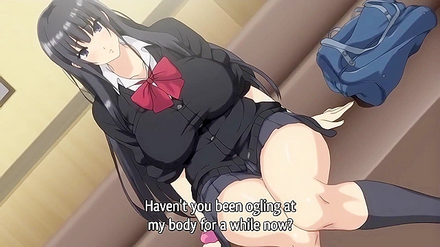 Busty High School Girls are Squishy 1 - Naughty schoolgirl seduces hentai principal