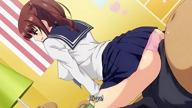 Busty High School Girls are Squishy 1 - Naughty schoolgirl seduces hentai principal