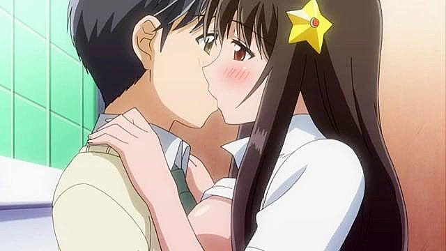 Erotic Encounters of the Alien Kind - Huge tits hentai schoolgirl fucks in the bathroom