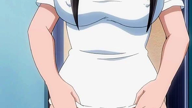 Erotic Encounters of the Alien Kind - Huge tits hentai schoolgirl fucks in the bathroom