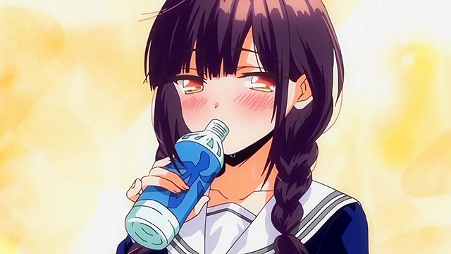 Girls Rush 2 - Busty anime schoolgirl is rescued and then romantically fucked at hot springs